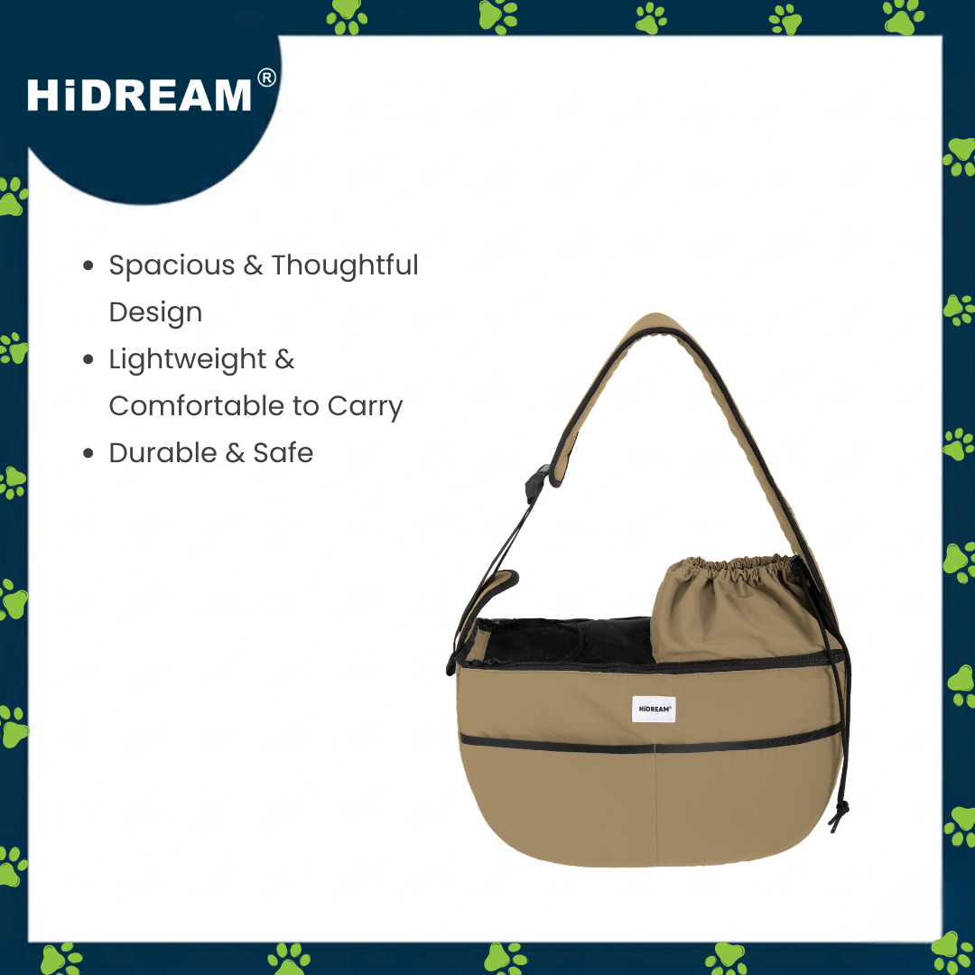 HiDREAM "Mountain Series" Pet Crossbody Bag (Brown)