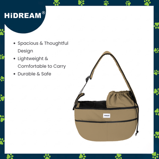 HiDREAM "Mountain Series" Pet Crossbody Bag (Brown)