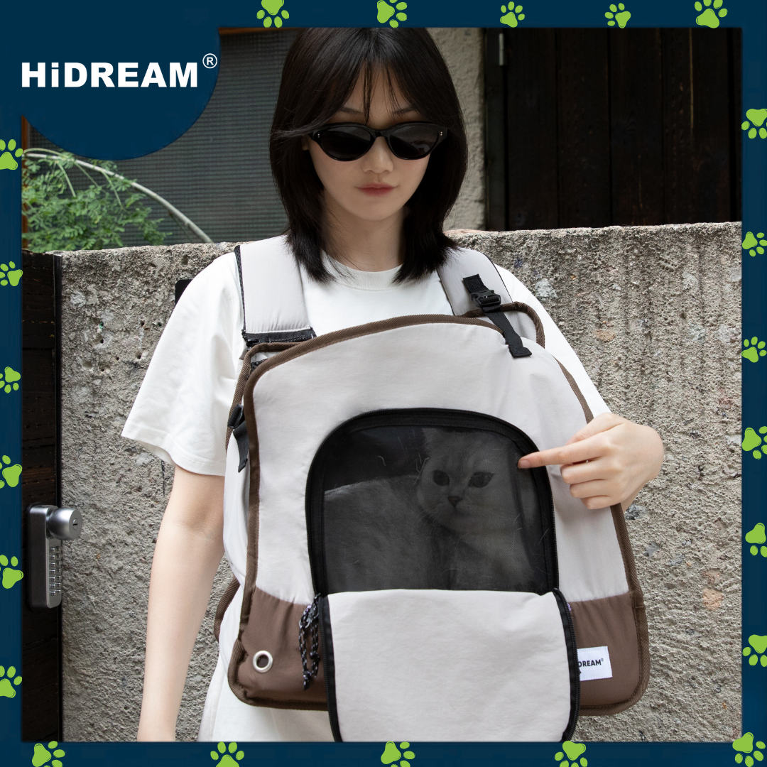 HiDREAM "Go freely" Pet Front Hugging Backpack (crossbody available)