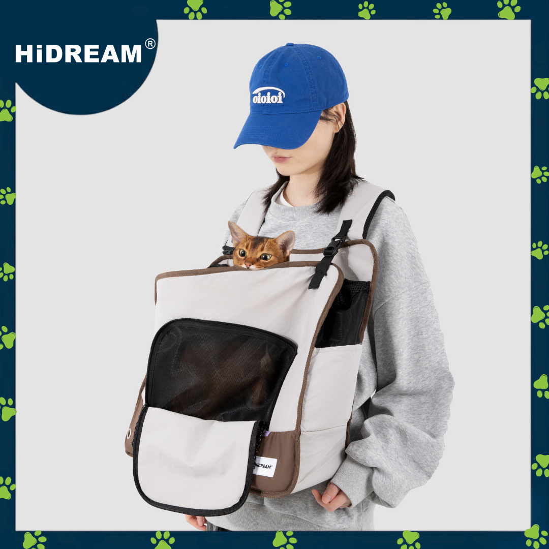 HiDREAM "Go freely" Pet Front Hugging Backpack (crossbody available)