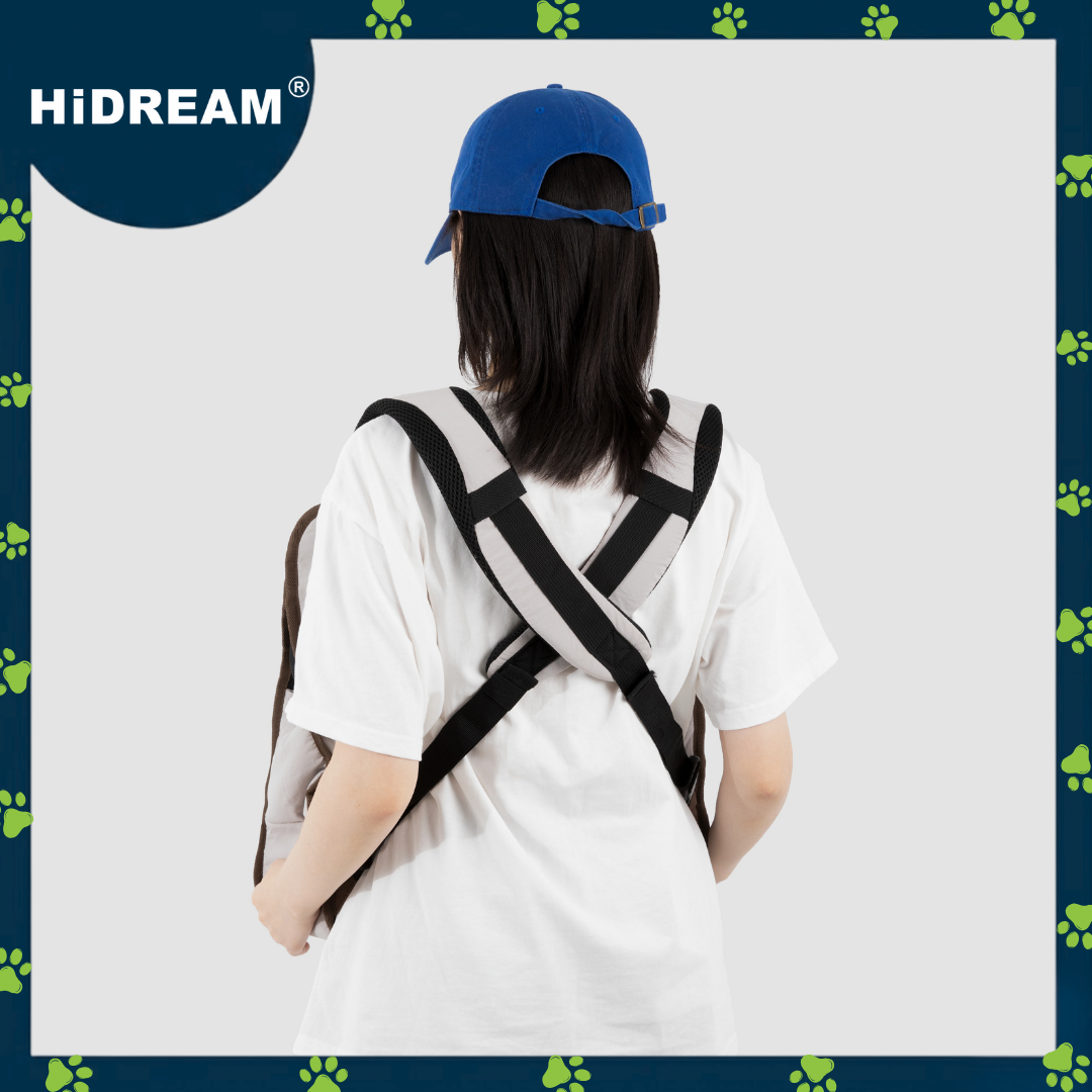 HiDREAM "Go freely" Pet Front Hugging Backpack (crossbody available)