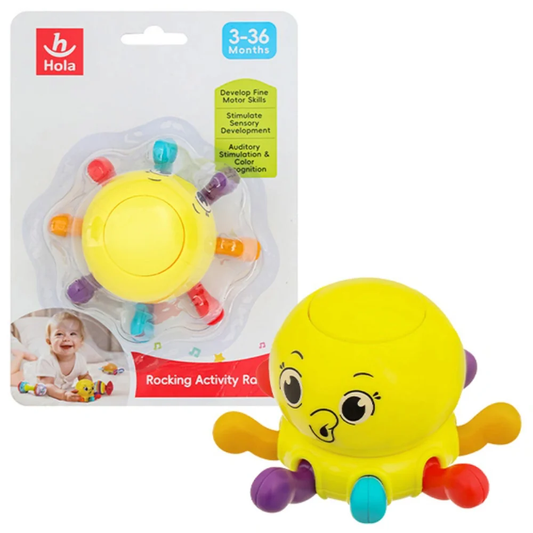 Hola Rocking Rattles-Octopus