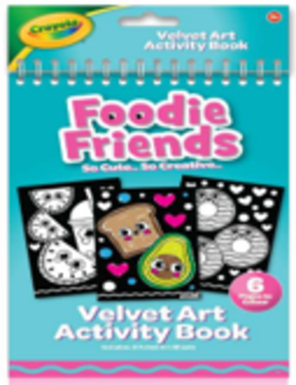 Hunter Crayola Themes Velvet Art Activity Book
