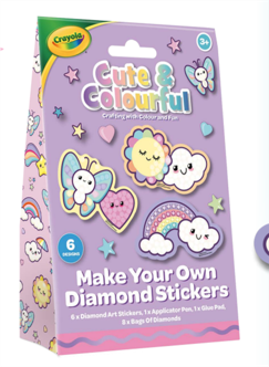 Hunter Crayola Make Your Own Gem Art Stickers