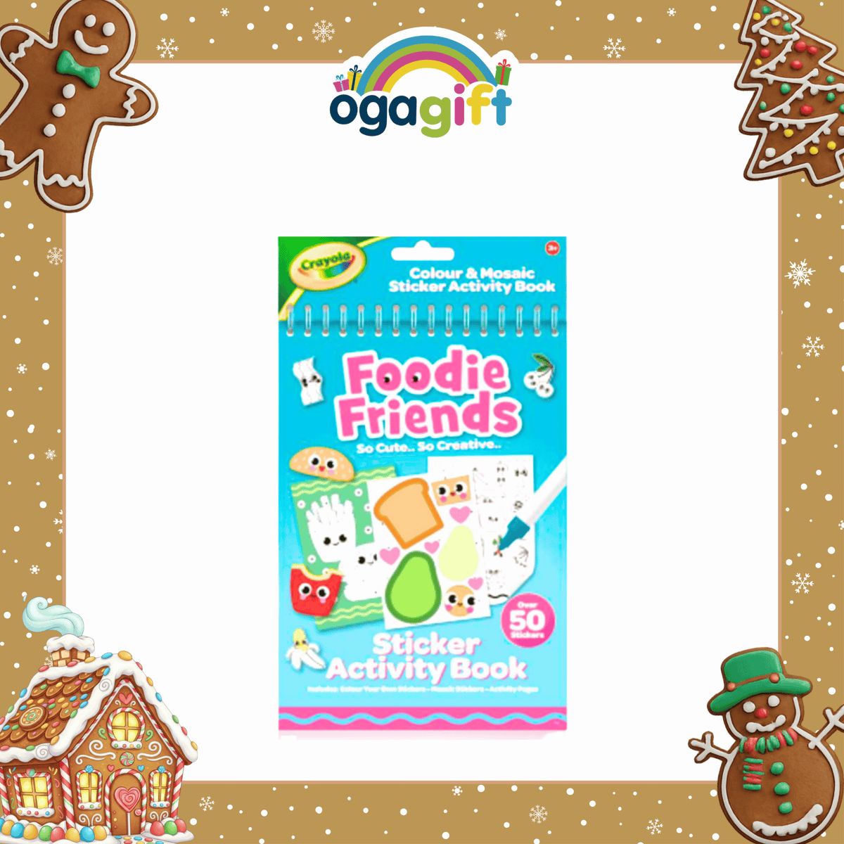 OGAGIFT BUNDLE CRAYOLA BUNDLE STICKER CRANOV022+VELVET CRANOV023+SCRATCH CRANOV003+ACTIVITY BOOKS CRANOV008+009+010