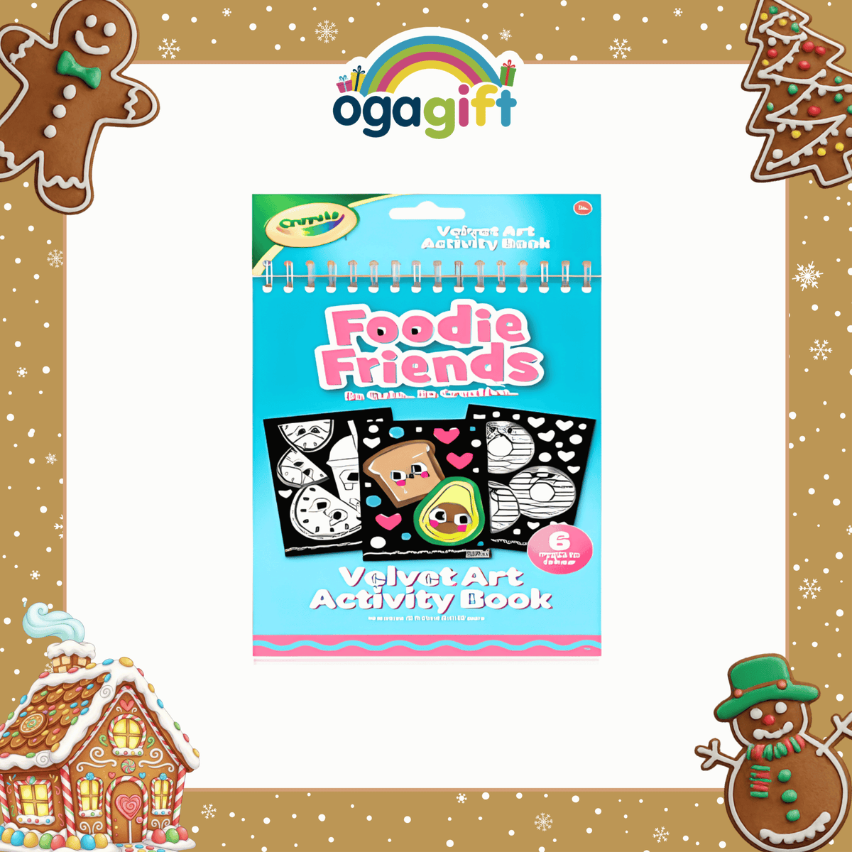 OGAGIFT BUNDLE CRAYOLA BUNDLE STICKER CRANOV022+VELVET CRANOV023+SCRATCH CRANOV003+ACTIVITY BOOKS CRANOV008+009+010