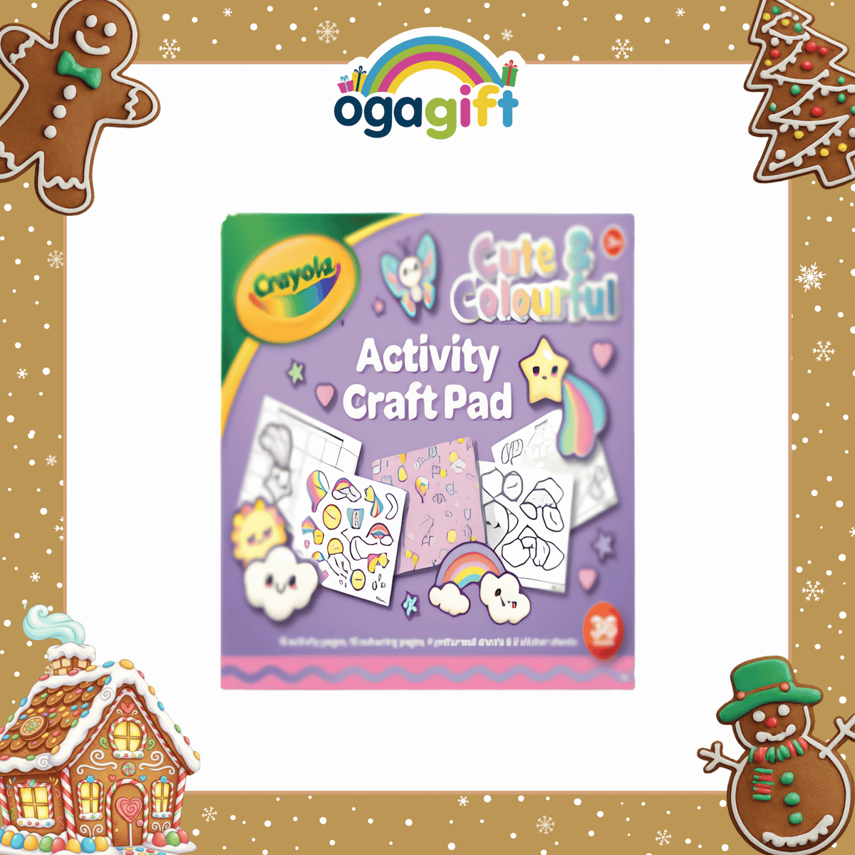 OGAGIFT BUNDLE CRAYOLA BUNDLE ACTIVITY PAD CRAICD001 + TRAVEL KIT CRA00256 + CRAFT PAD CRA00135D