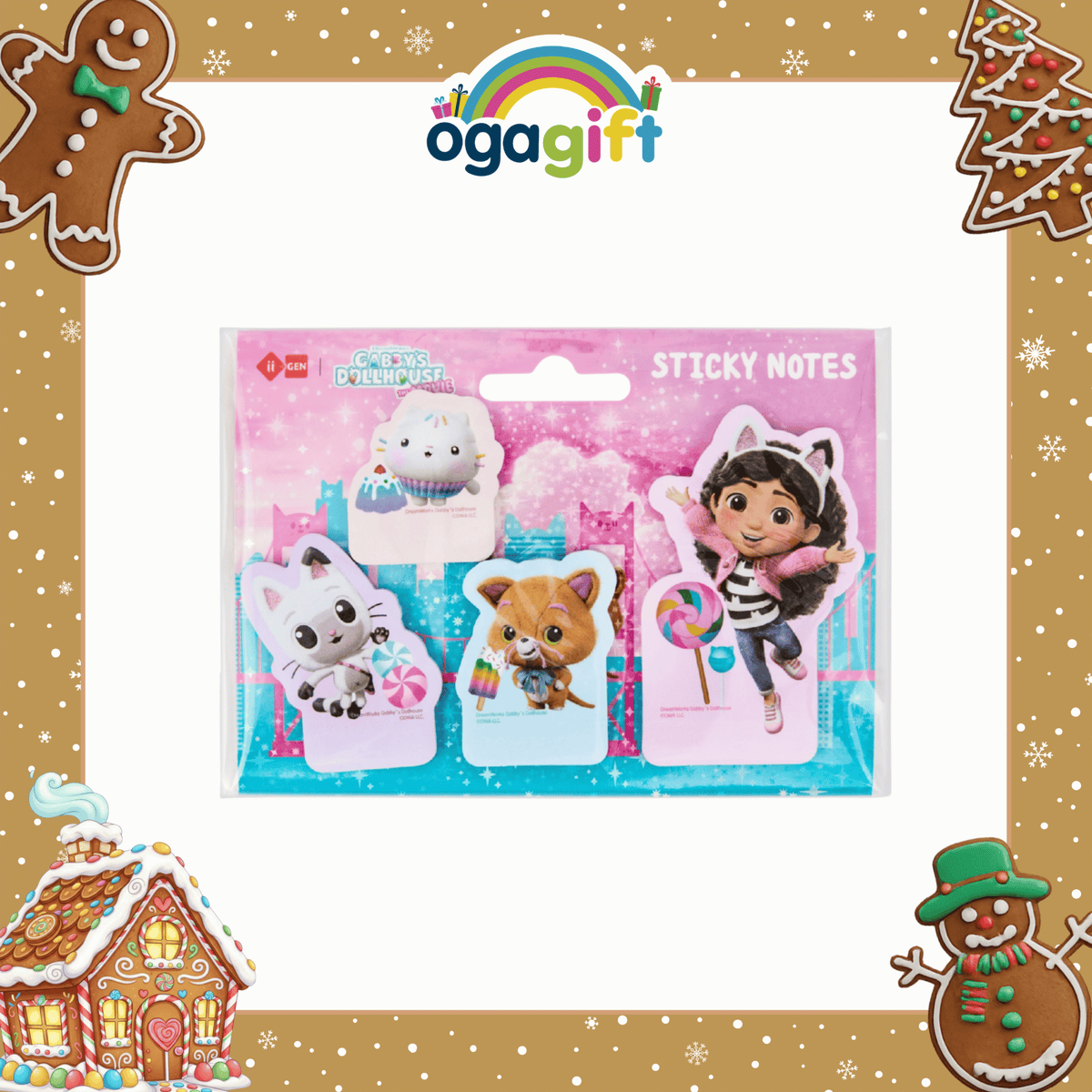 OGAGIFT BUNDLE GABBYS BUNDLE SKETCHBOOK IG5961 + 6 COLOR PEN IG5647 + STICKY NOTES IG5284 + SCISSORS IG5967