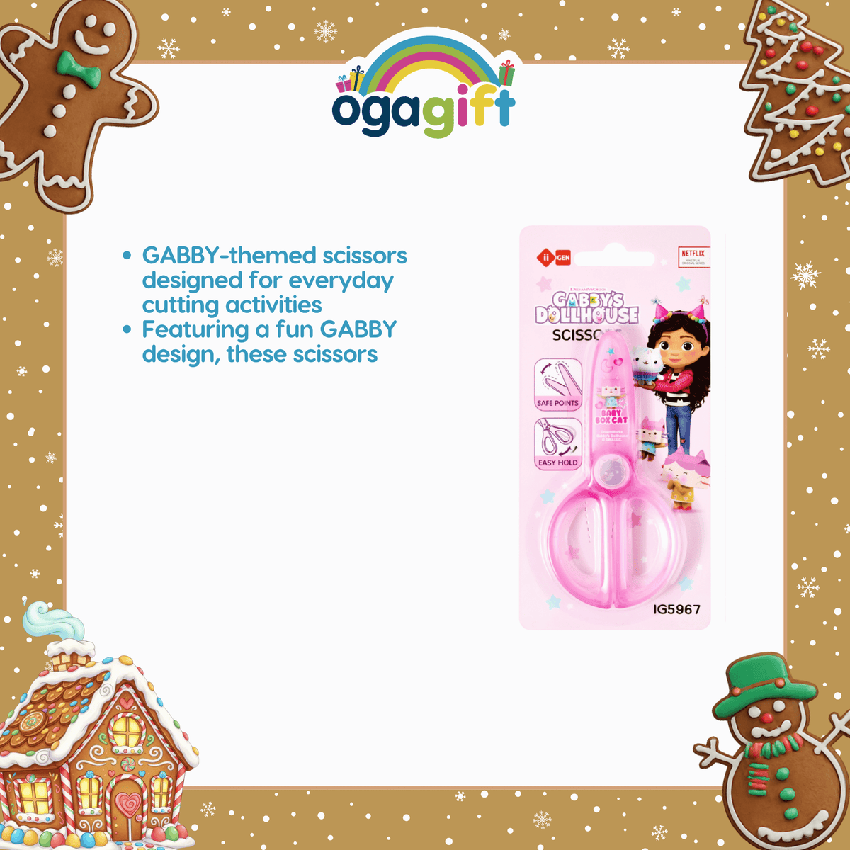 OGAGIFT BUNDLE GABBYS BUNDLE SKETCHBOOK IG5961 + 6 COLOR PEN IG5647 + STICKY NOTES IG5284 + SCISSORS IG5967