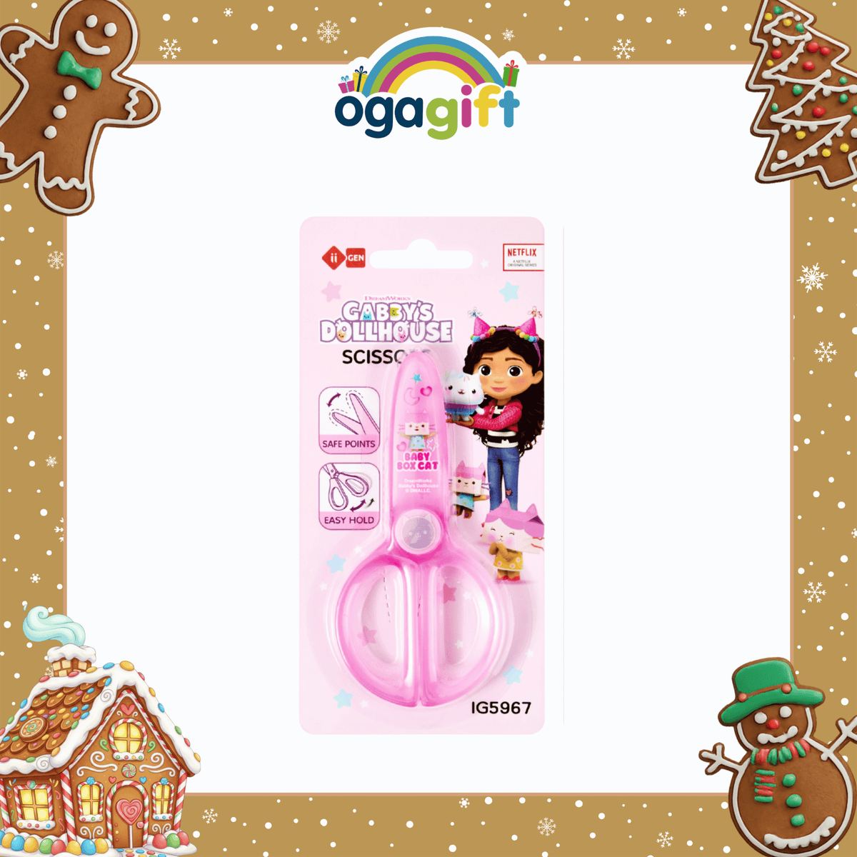 OGAGIFT BUNDLE GABBYS BUNDLE SKETCHBOOK IG5961 + 6 COLOR PEN IG5647 + STICKY NOTES IG5284 + SCISSORS IG5967