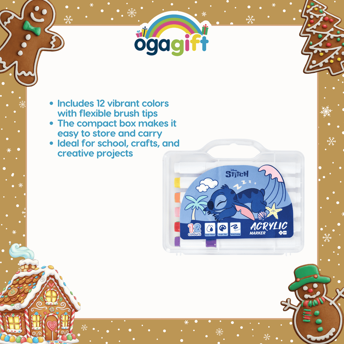 OGAGIFT BUNDLE STITCH BUNDLE MARKER PEN IG3099 + A5 BOOK IG3097 + PENSIL SET IG3092 + GEL PEN IG3094