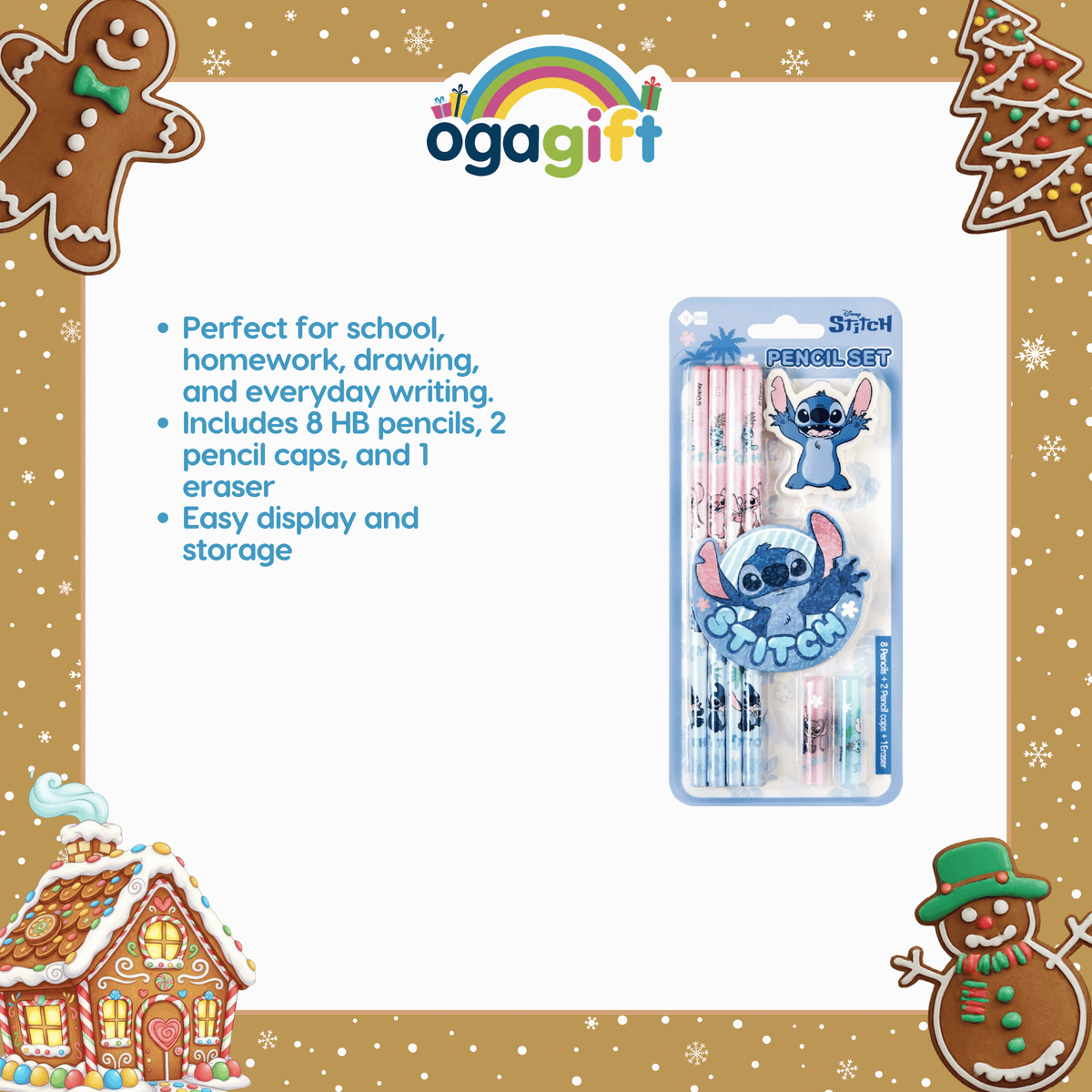 OGAGIFT BUNDLE STITCH BUNDLE MARKER PEN IG3099 + A5 BOOK IG3097 + PENSIL SET IG3092 + GEL PEN IG3094