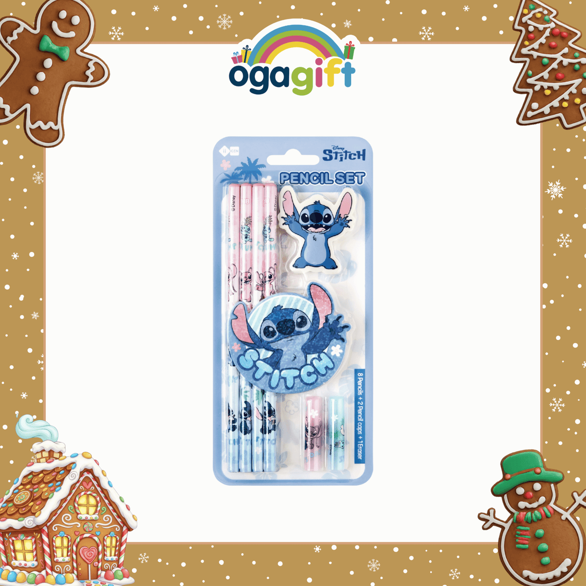 OGAGIFT BUNDLE STITCH BUNDLE MARKER PEN IG3099 + A5 BOOK IG3097 + PENSIL SET IG3092 + GEL PEN IG3094