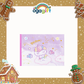 OGAGIFT BUNDLE KAWAII BUNDLE BEAR SQUISHY DOLL IG2137 + SKETCHBOOK IG1933 + 6COLOR PEN IG5053