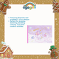 OGAGIFT BUNDLE KAWAII BUNDLE BEAR SQUISHY DOLL IG2137 + SKETCHBOOK IG1933 + 6COLOR PEN IG5053