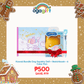 OGAGIFT BUNDLE KAWAII BUNDLE DOG SQUISHY DOLL IG2137 + SKETCHBOOK IG1933 + 6COLOR PEN IG5053