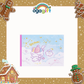 OGAGIFT BUNDLE KAWAII BUNDLE DOG SQUISHY DOLL IG2137 + SKETCHBOOK IG1933 + 6COLOR PEN IG5053