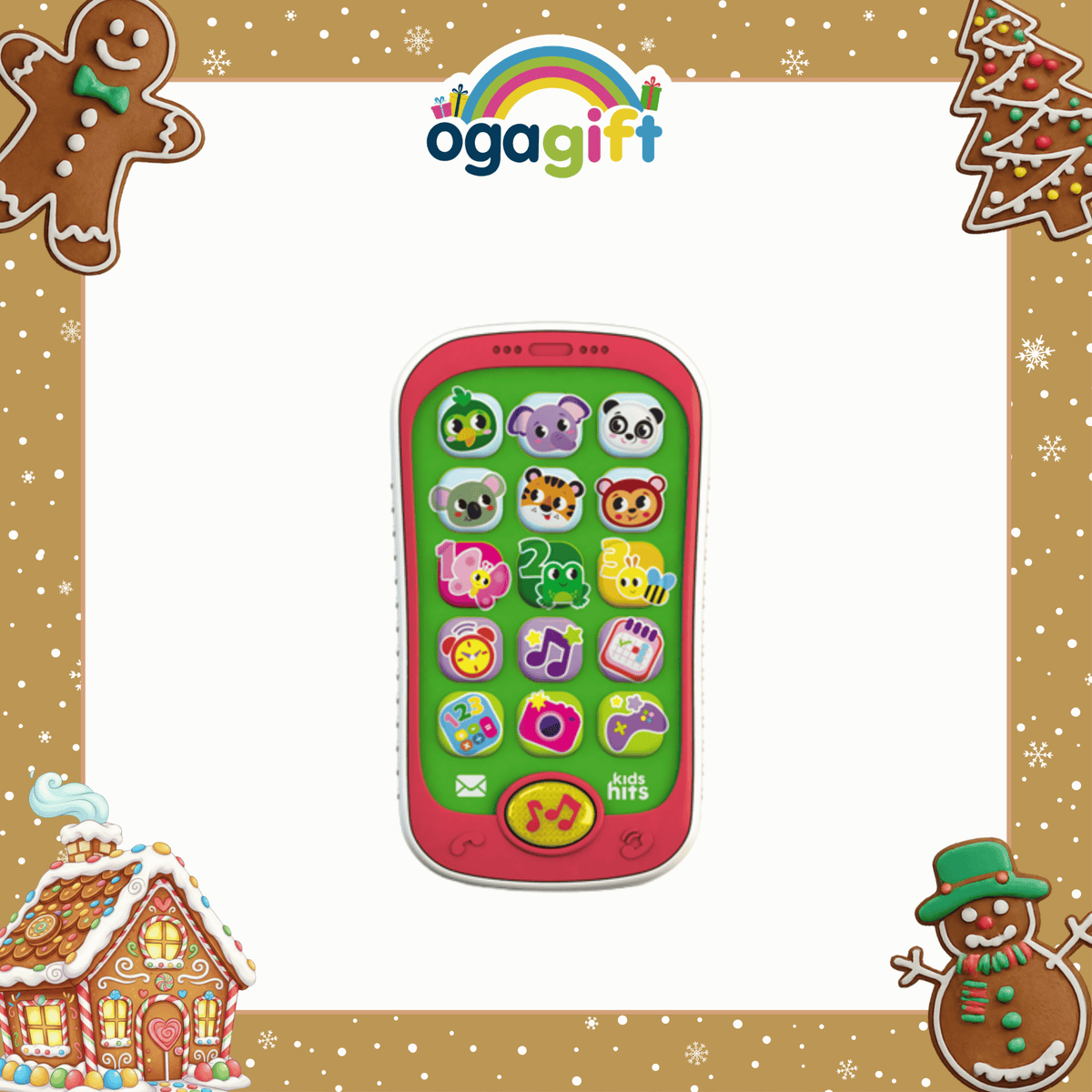 Kids Hits Light-Up Zoo Smart Phone and Pigeon RPP Red Bottle 120ml (S) for Newborn