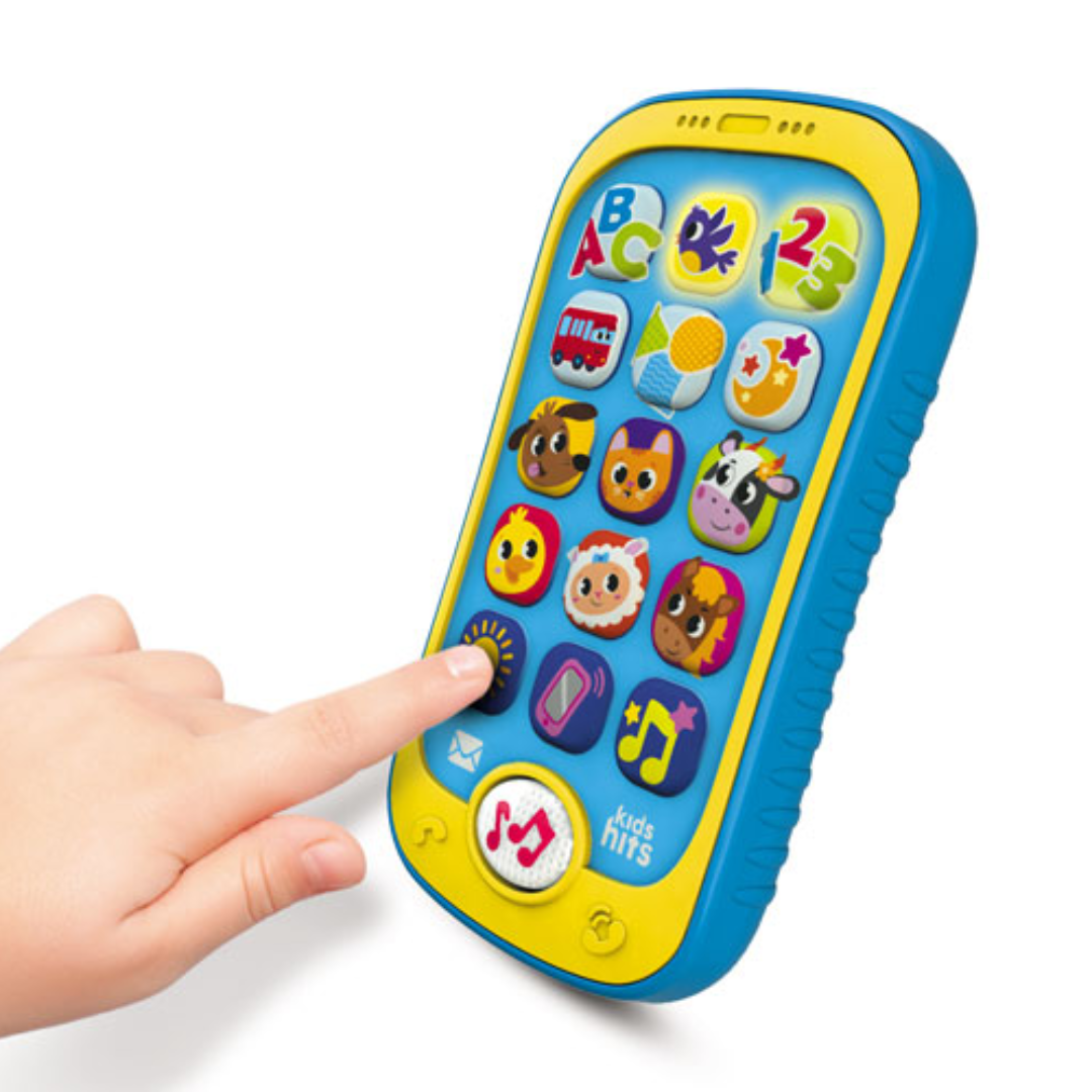 Kidshit Light-Up Farm Smart Phone + Pigeon RPP Red Bottle 120ml S