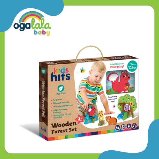 Kids Hits WOODEN Forest Set