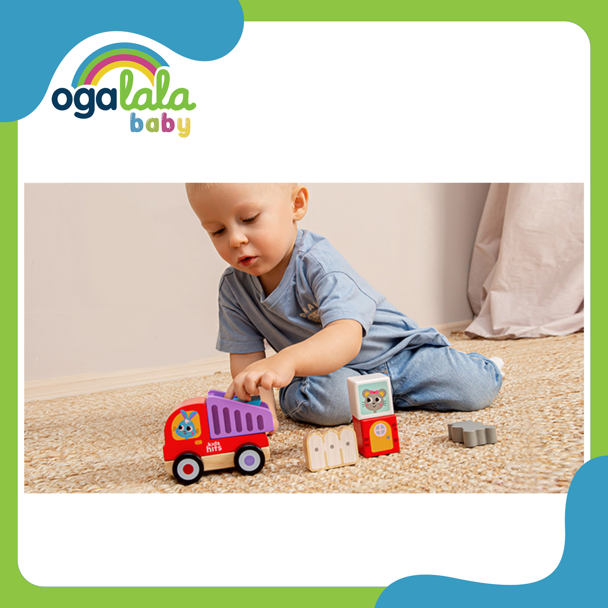 Kids Hits Dump truck