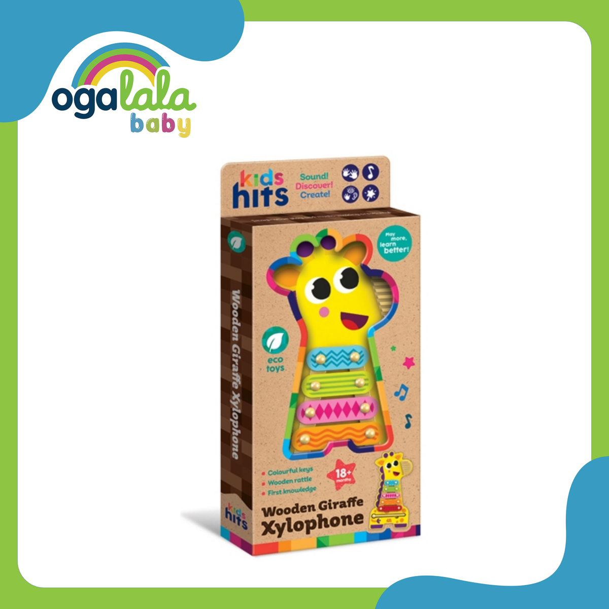 Kids Hits Wooden giraffe