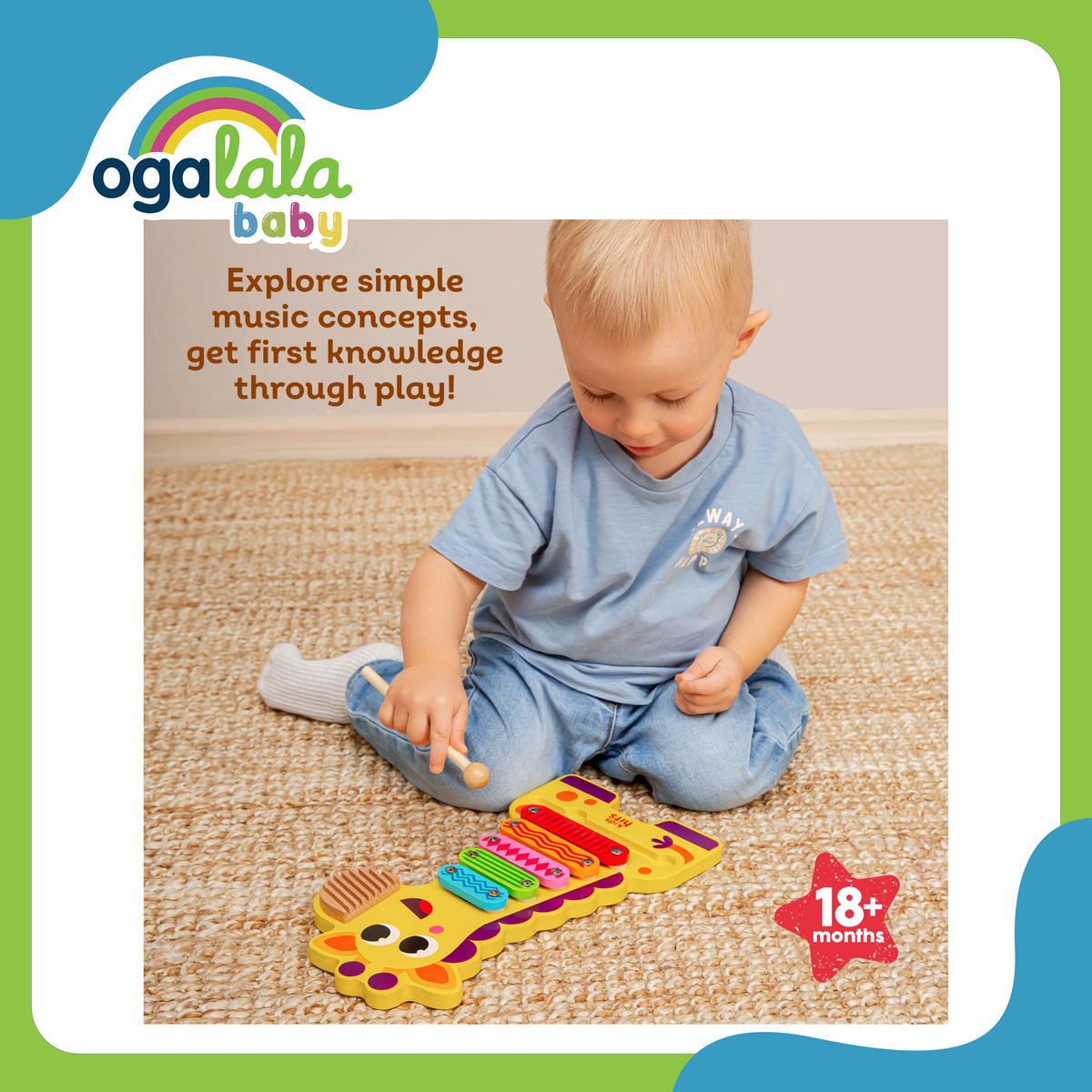 Kids Hits Wooden giraffe