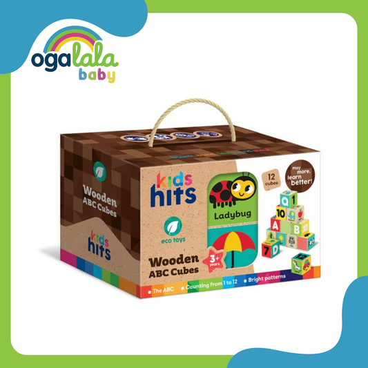 Kids Hits ABC Wooden Cubes