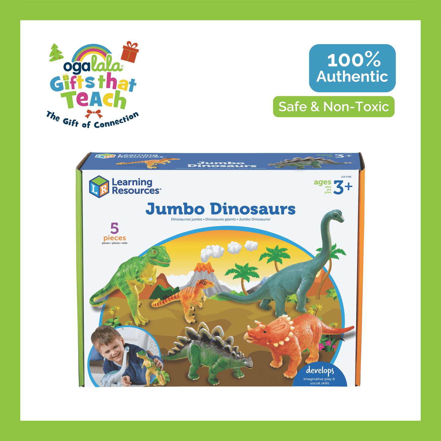 Learning Resources Jumbo Dinosaurs
