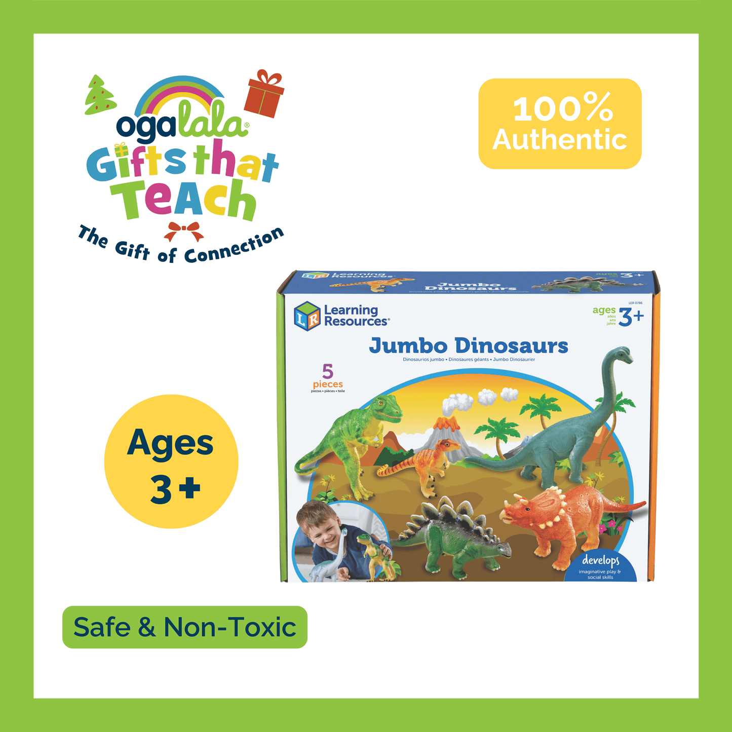 Learning Resources Jumbo Dinosaurs
