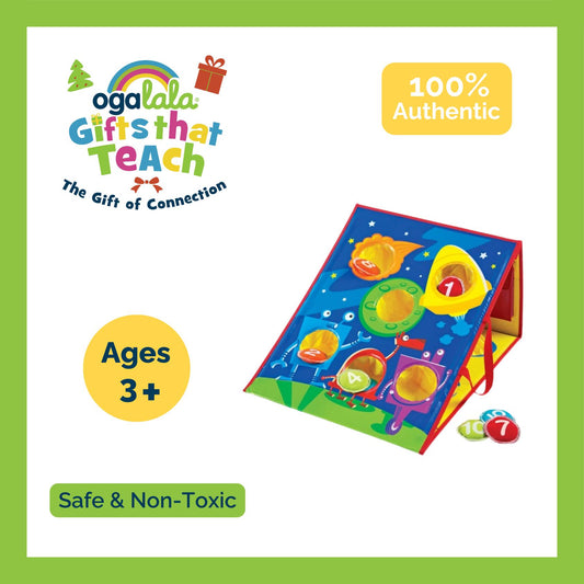 Learning Resources Smart Tossï¿½ Colors, Shapes & Numbers Game