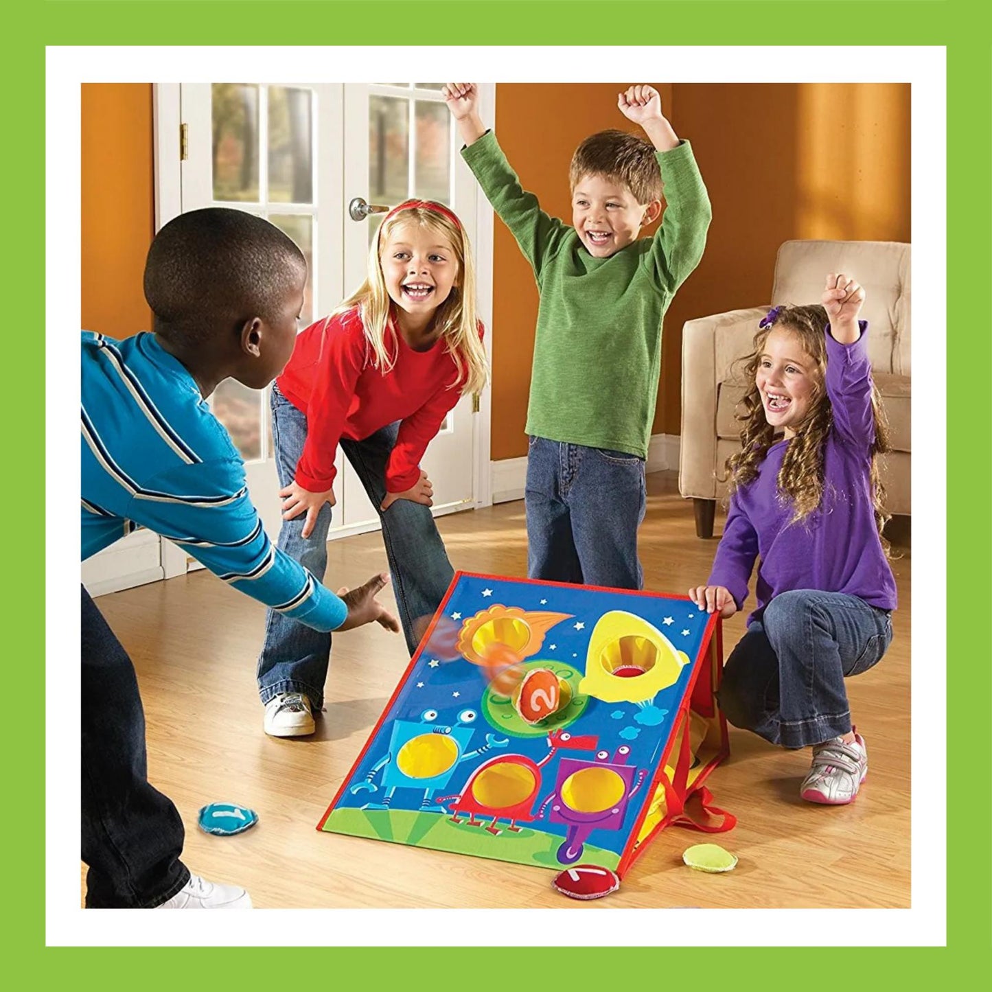 Learning Resources Smart Tossï¿½ Colors, Shapes & Numbers Game
