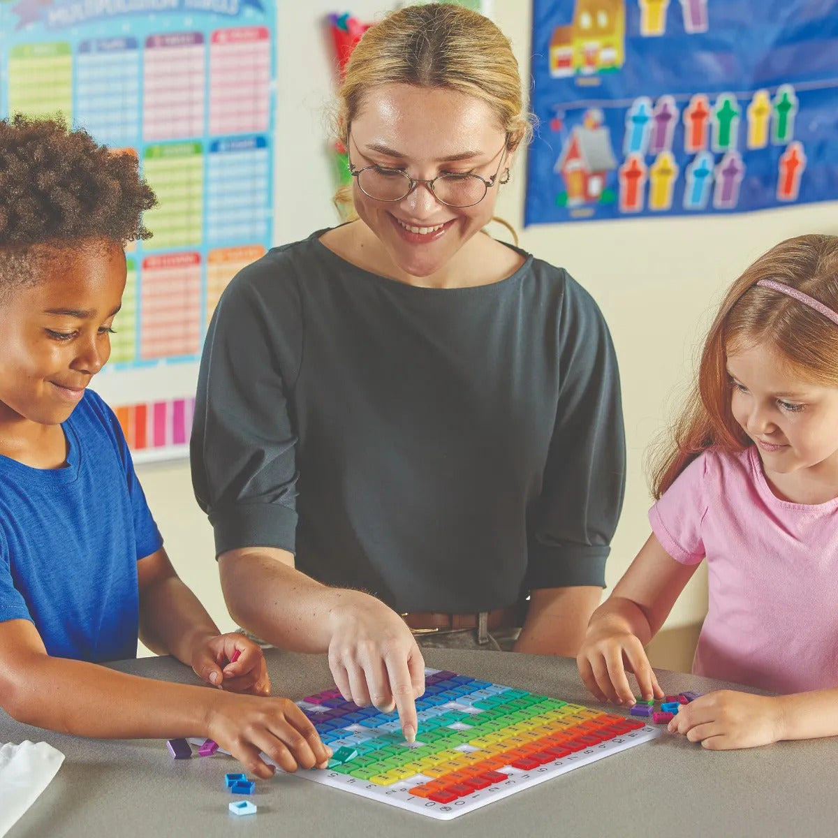 Learning Resources Rainbow Multiplication Board
