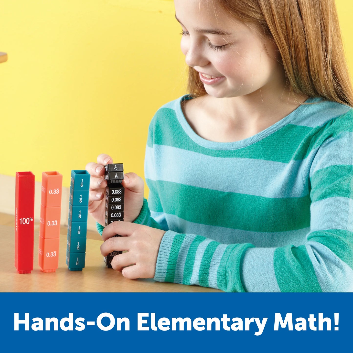 Learning Resources Fraction Tower Equivalency Set