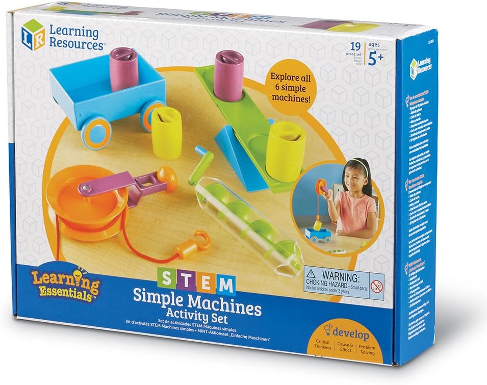 LEARNING RESOURCES SIMPLE MACHINES STEM ACTIVITY SET