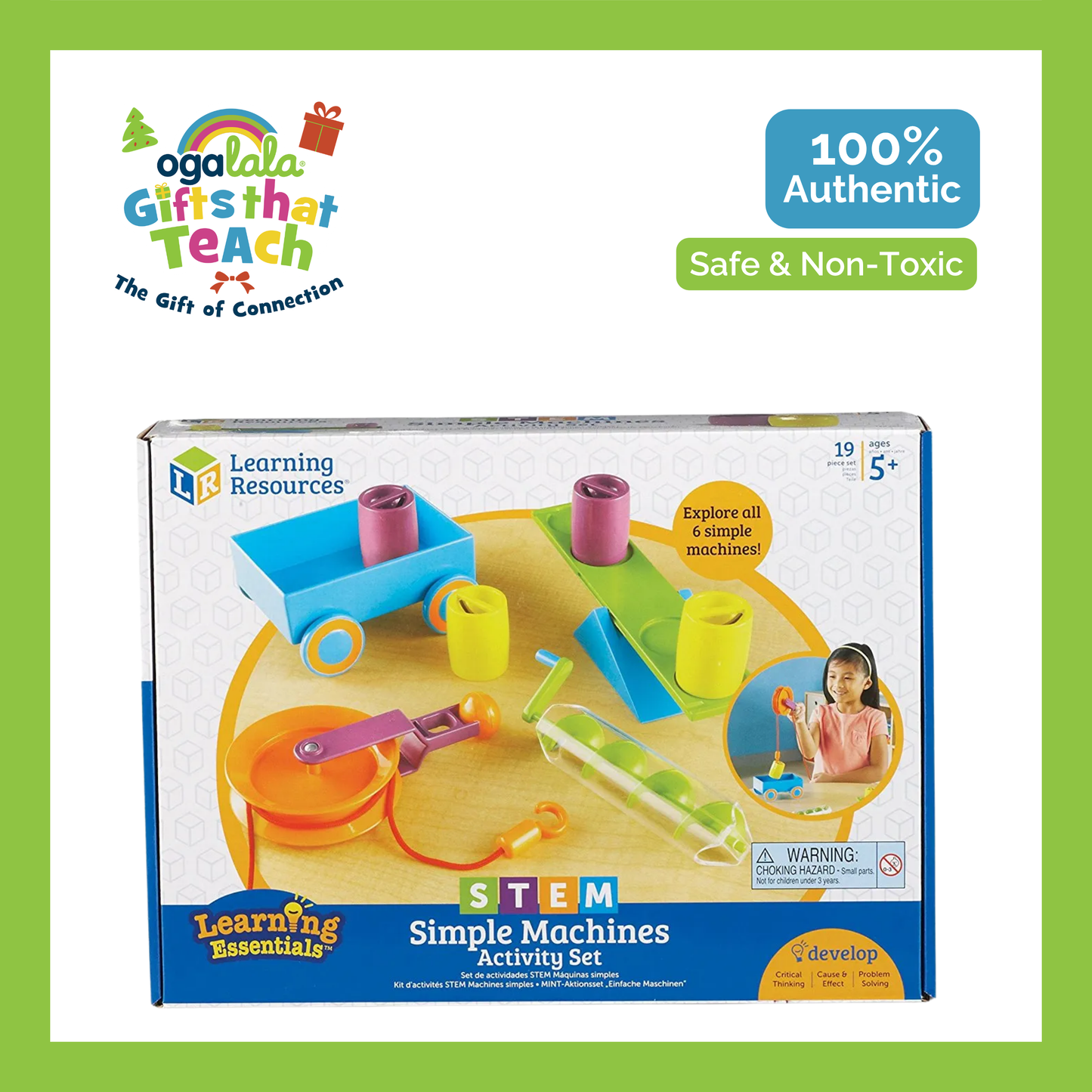 LEARNING RESOURCES SIMPLE MACHINES STEM ACTIVITY SET
