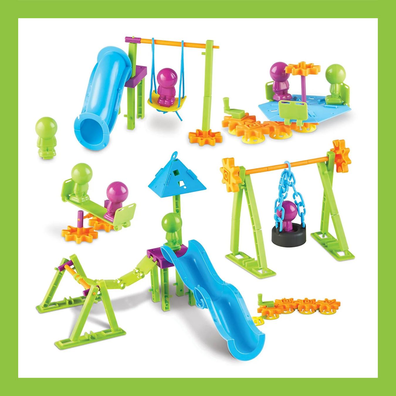 LEARNING RESOURCES PLAYGROUND ENGINEERING & DESIGN BLDG SET