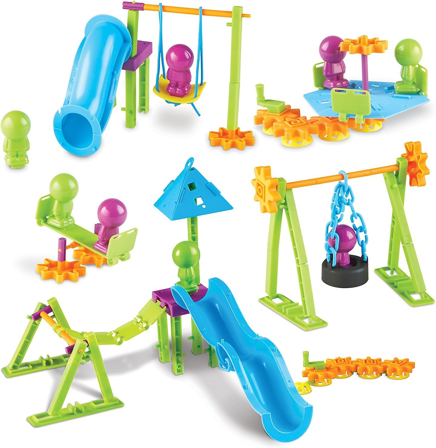 LEARNING RESOURCES PLAYGROUND ENGINEERING & DESIGN BLDG SET