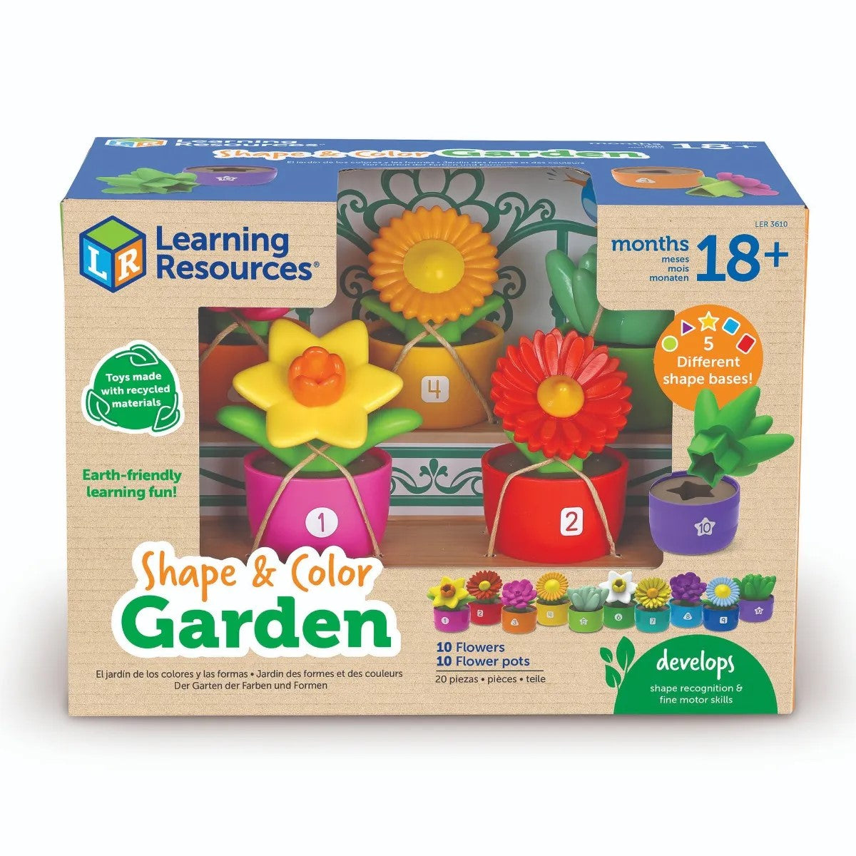 LEARNING RESOURCES SHAPE & COLOR GARDEN