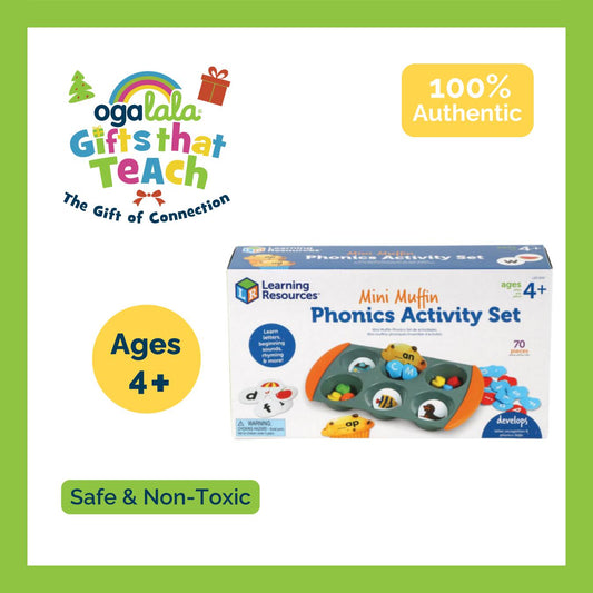 LEARNING RESOURCES Mini Muffin Phonics Activity Set