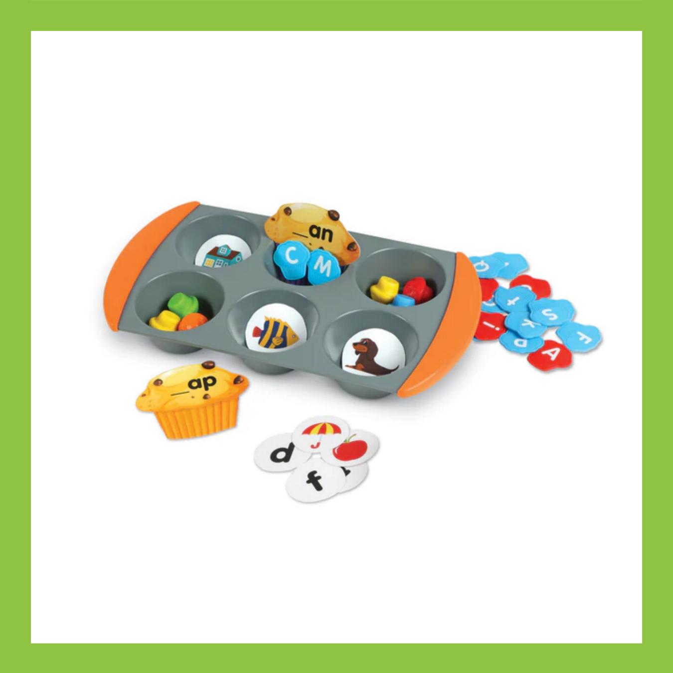 LEARNING RESOURCES Mini Muffin Phonics Activity Set