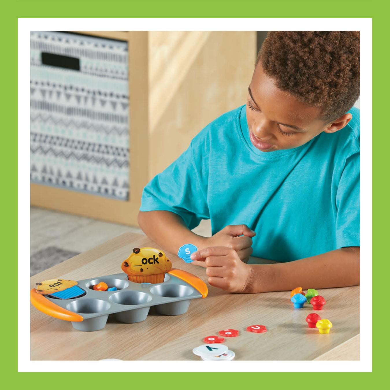 LEARNING RESOURCES Mini Muffin Phonics Activity Set