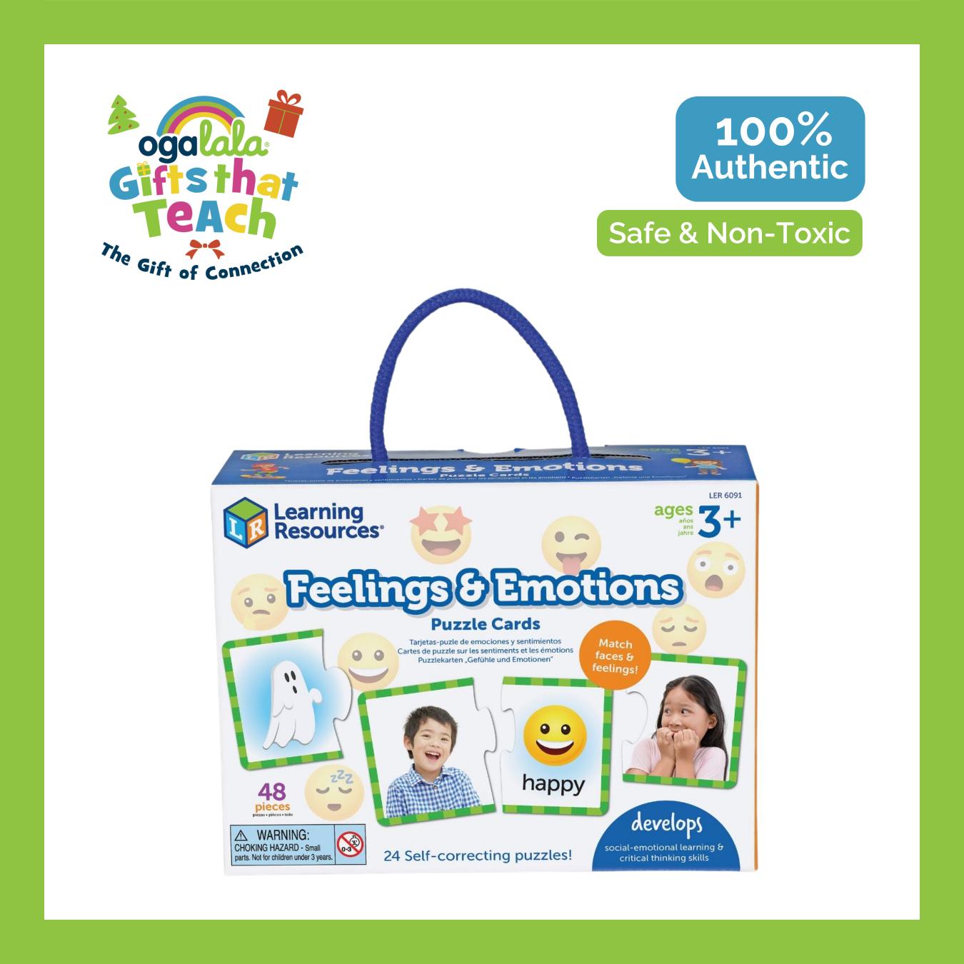 LEARNING RESOURCES FEELINGS & EMOTIONS PUZZLE CARDS