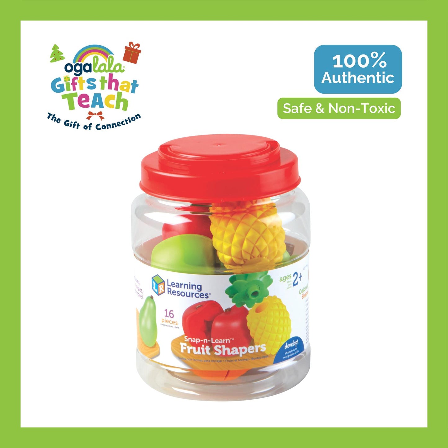 Learning Resources Snap-N-Learn™ Fruit Shapers