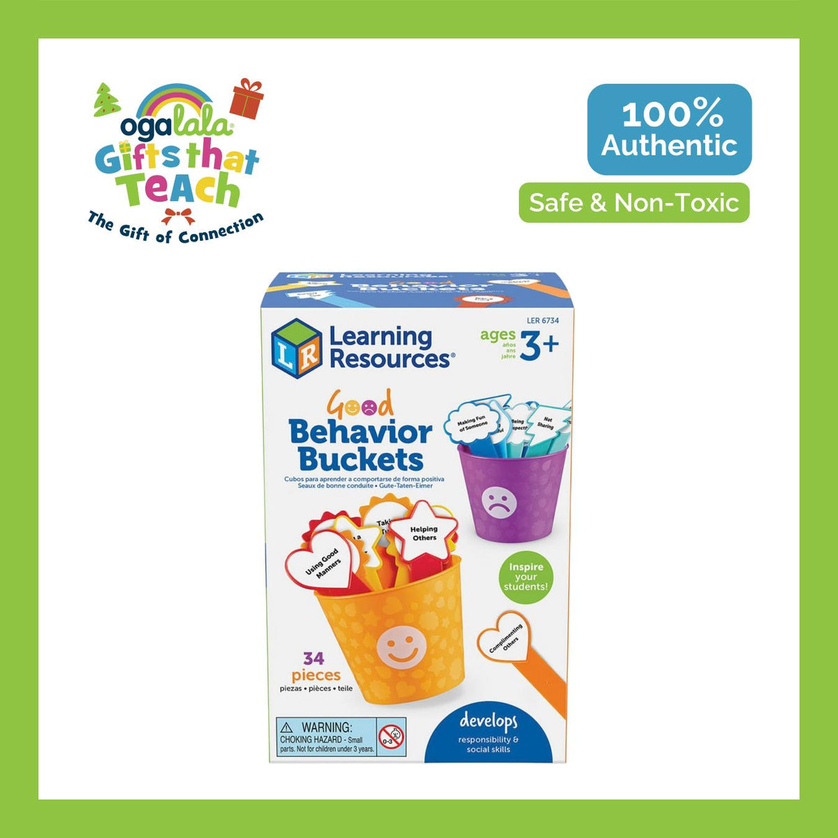 LEARNING RESOURCES GOOD BEHAVIOR BUCKETS – Ogalala World