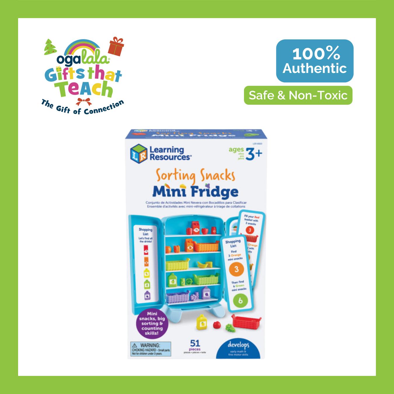 LEARNING RESOURCES SORTING SNACKS MINI FRIDGE