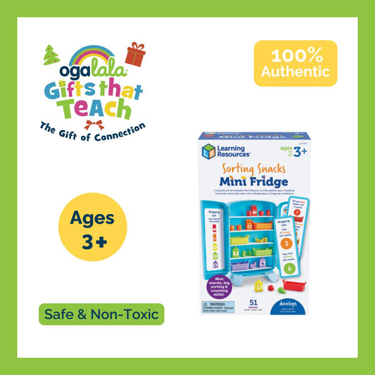 LEARNING RESOURCES SORTING SNACKS MINI FRIDGE
