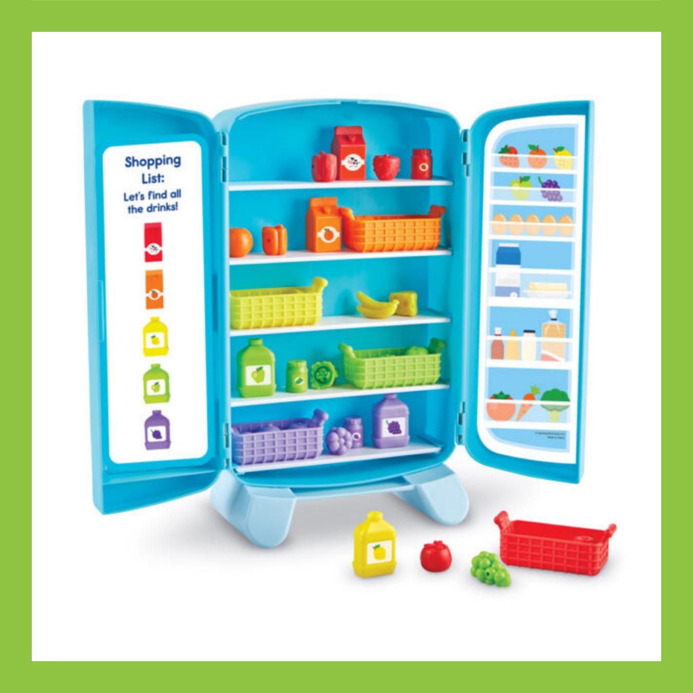 LEARNING RESOURCES SORTING SNACKS MINI FRIDGE