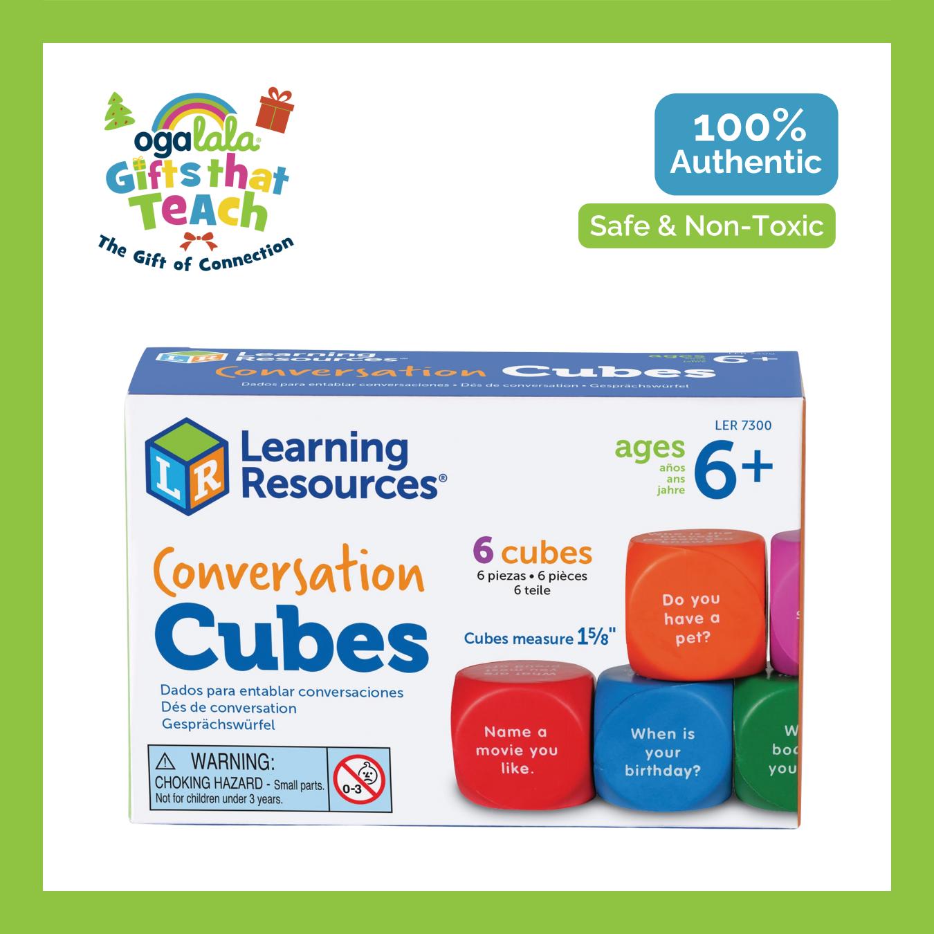 LEARNING RESOURCES CONVERSATION CUBES