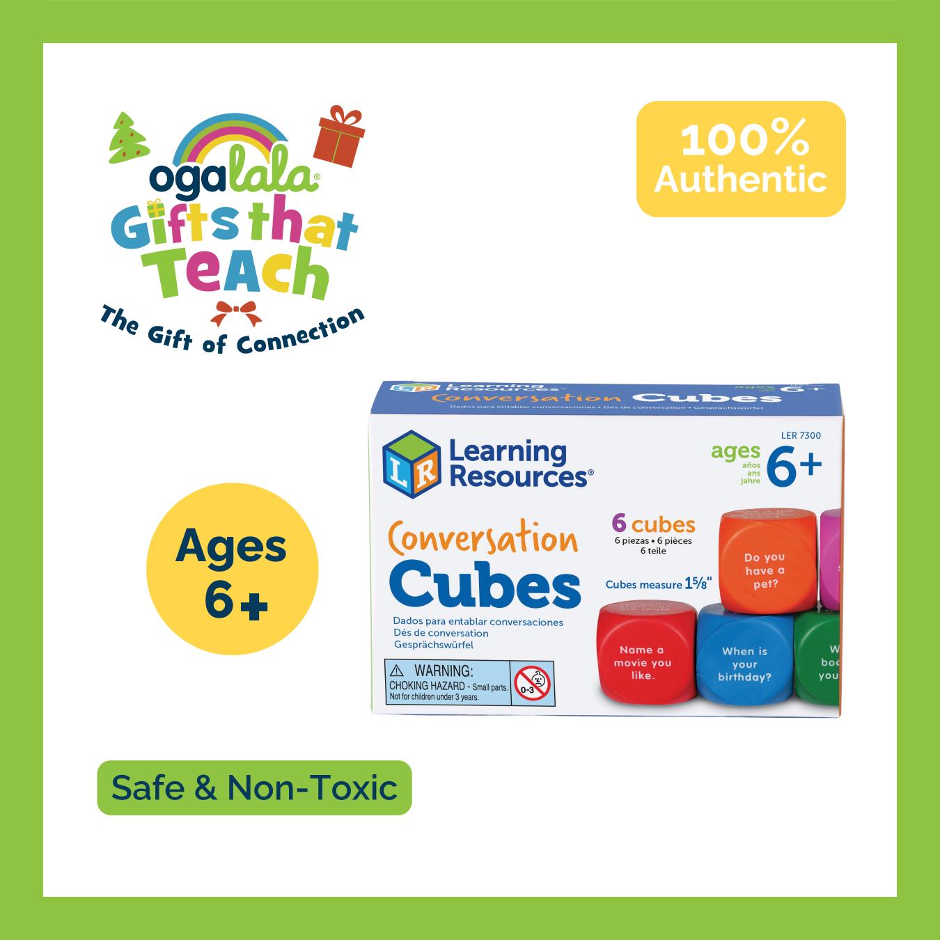 LEARNING RESOURCES CONVERSATION CUBES